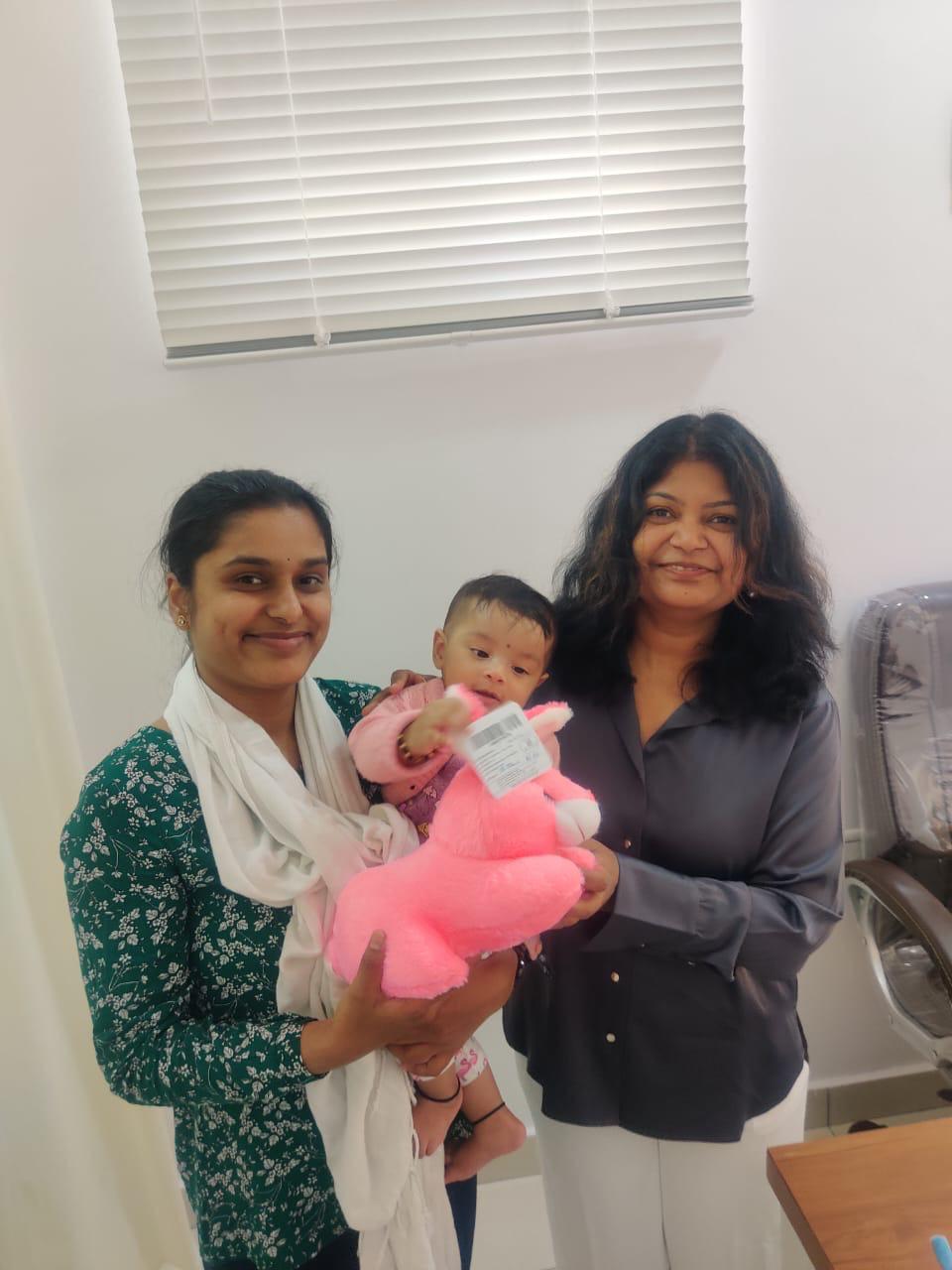 A growing family returns to say hello